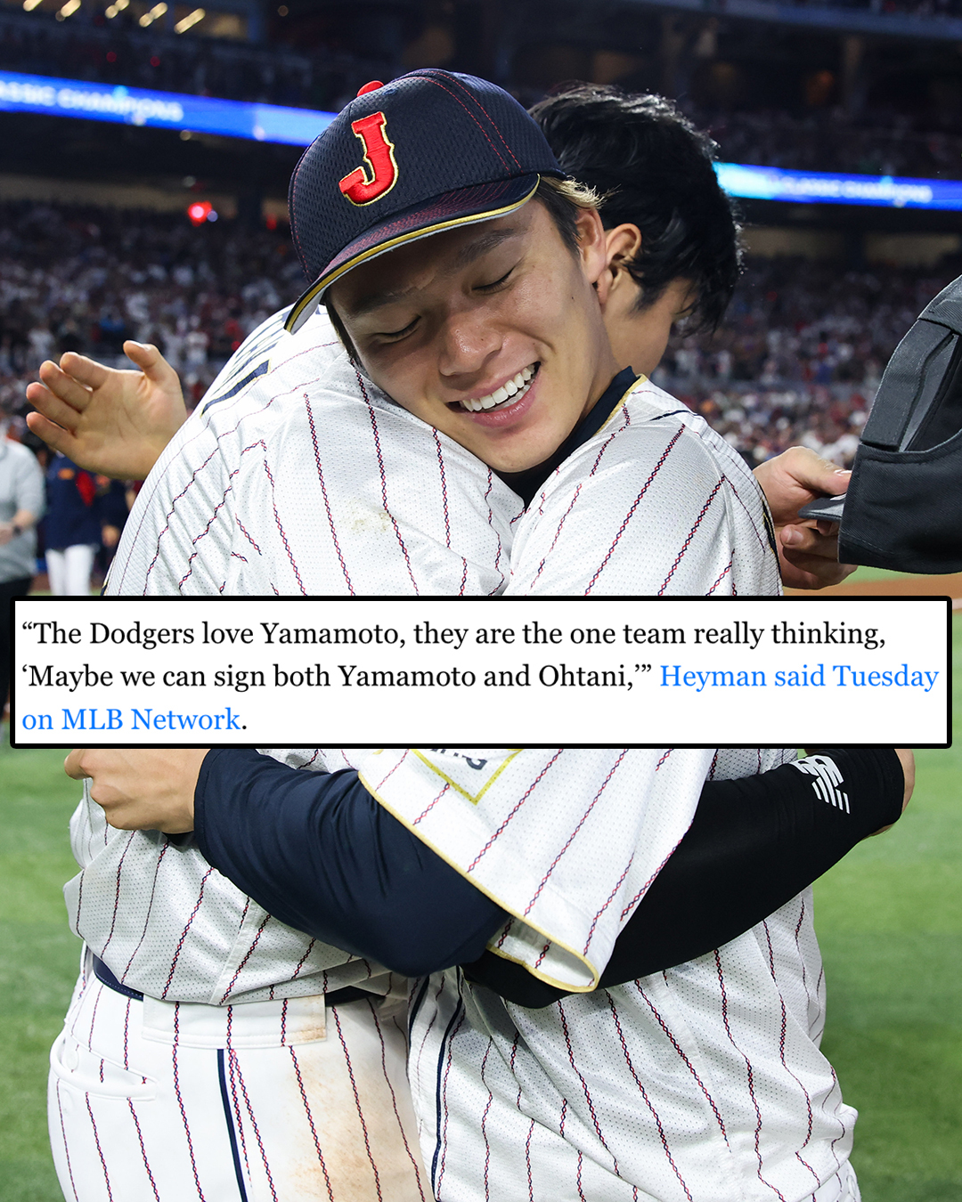 MLB - Imagine Shohei Ohtani and Yoshinobu Yamamoto on the same 