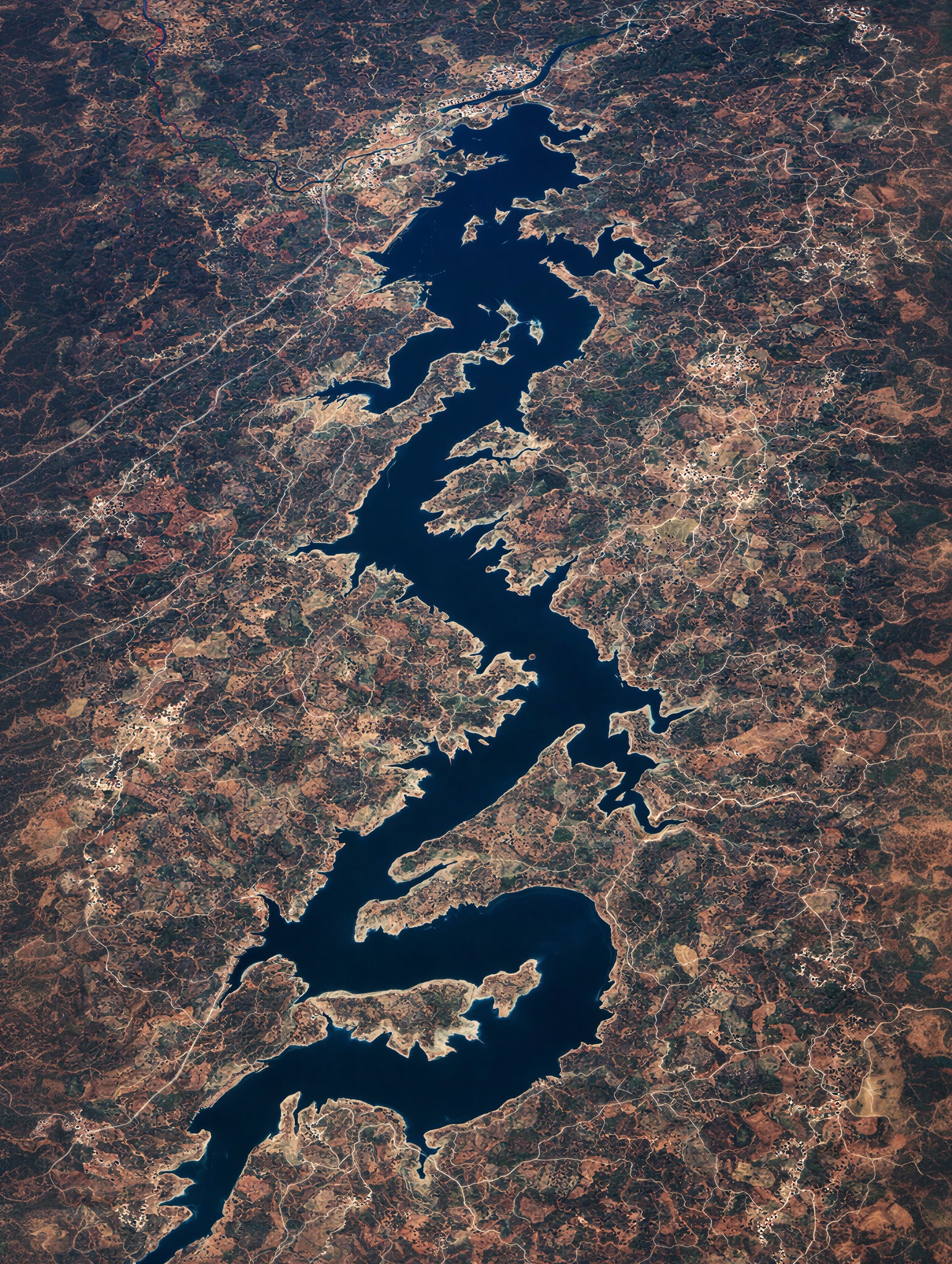 Ethereal - The famous Blue Dragon River as seen from Space 🐉🛰️ From ...