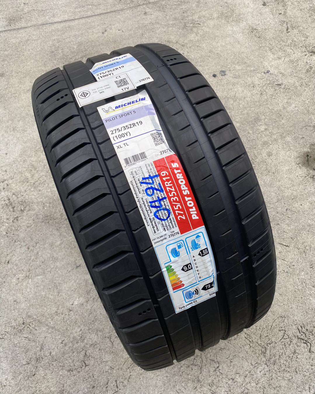 MICHELIN PILOT SPORT 5 225/40-19 255/35-19 245/40-19 275/35-19