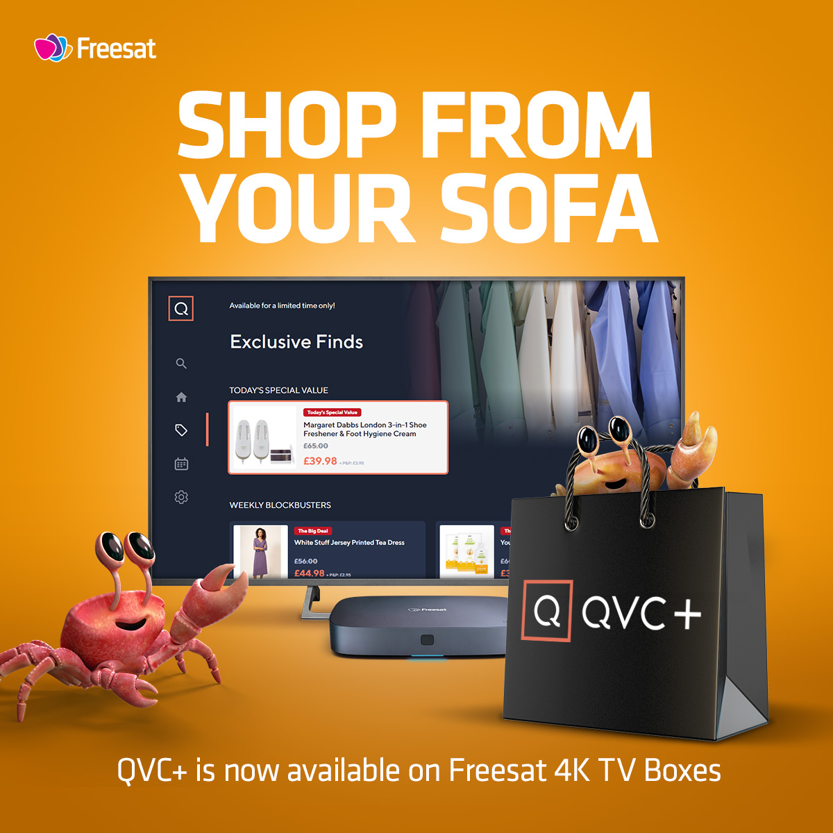 freesat - The QVC+ app has officially launched on Freesat!...