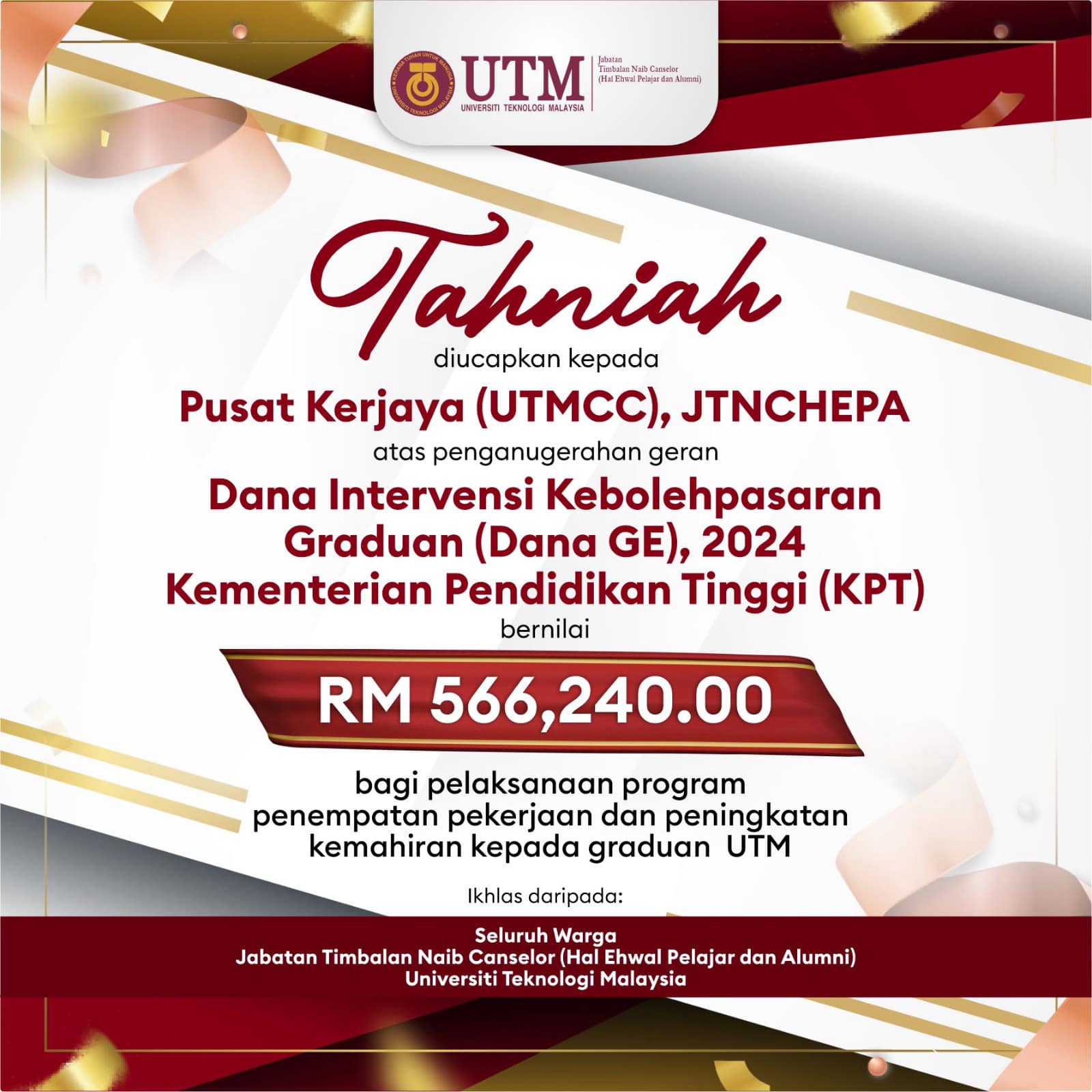⭐️ DANA... - UTM Career Centre, Universiti Teknologi Malaysia