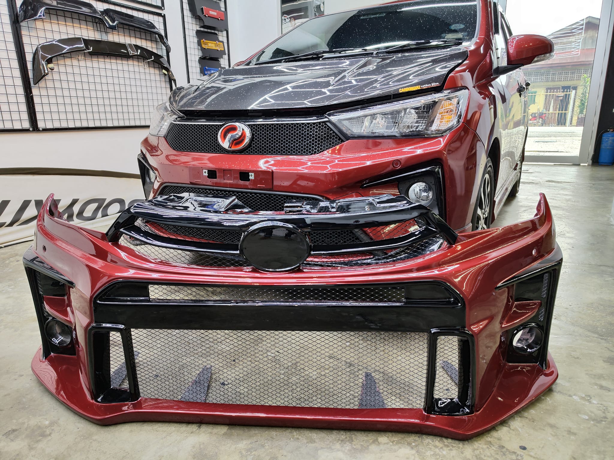 JW Bodykit - Perodua Bezza Convert to Yaris GR Bumper 😎😎😎... | Facebook