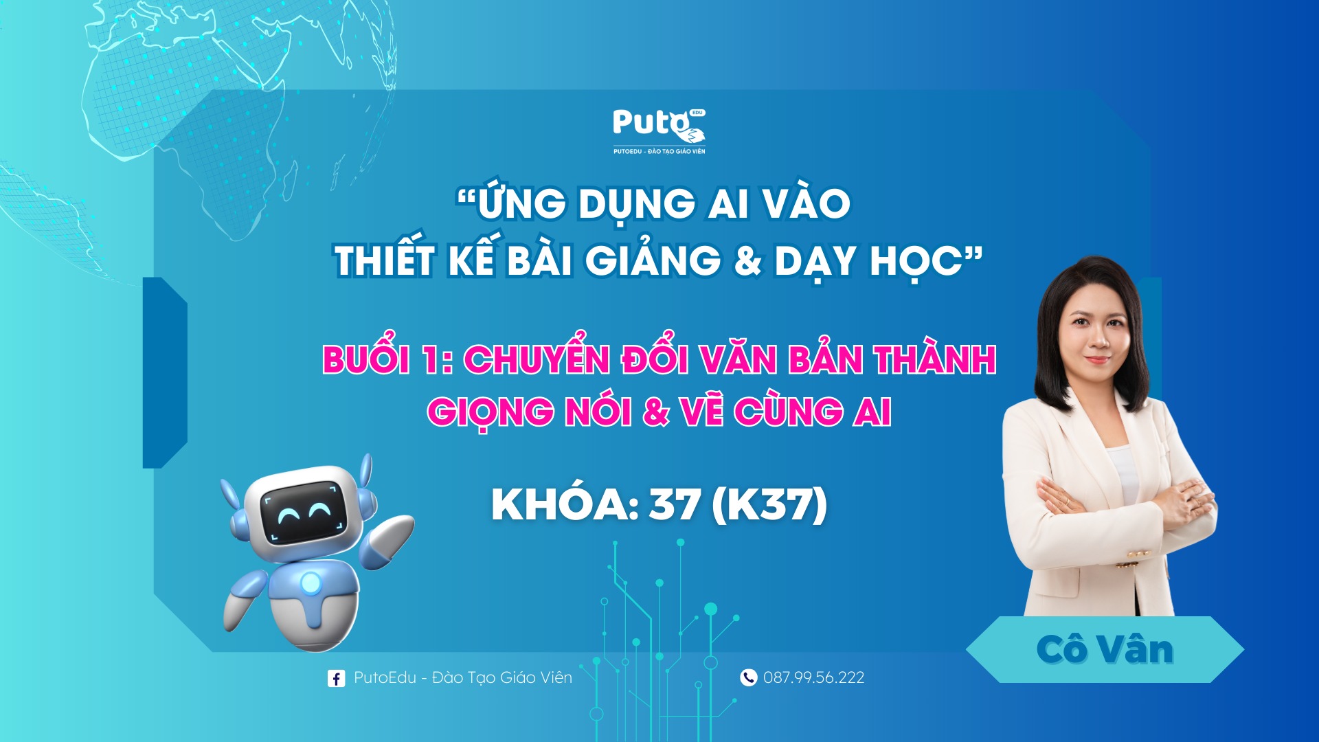 ỨNG DỤNG AI VÀO THIẾT KẾ BÀI GIẢNG VÀ DẠY HỌC | ## **PUTOEDU THÔNG BÁO ...