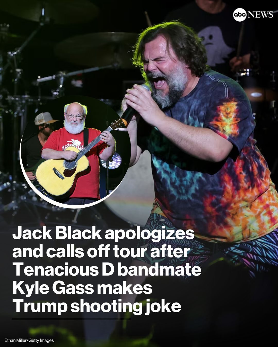 ABC News - Tenacious D, the band led by actor Jack Black,... | Facebook