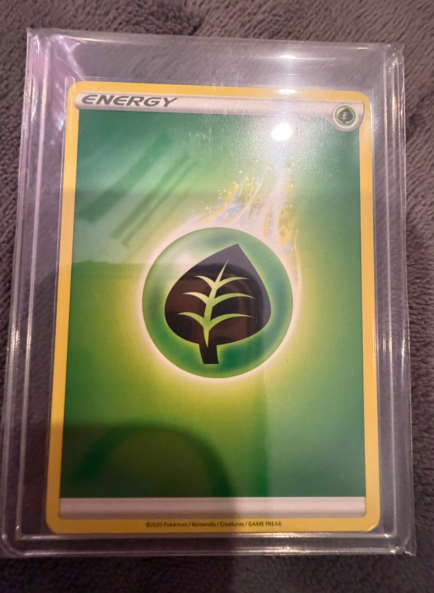 gold grass energy pokemon card Sun & Moon Guardians Rising - - 167/145 Mint / near mint condition trading card SM Guardians Rising 167/145 Grass