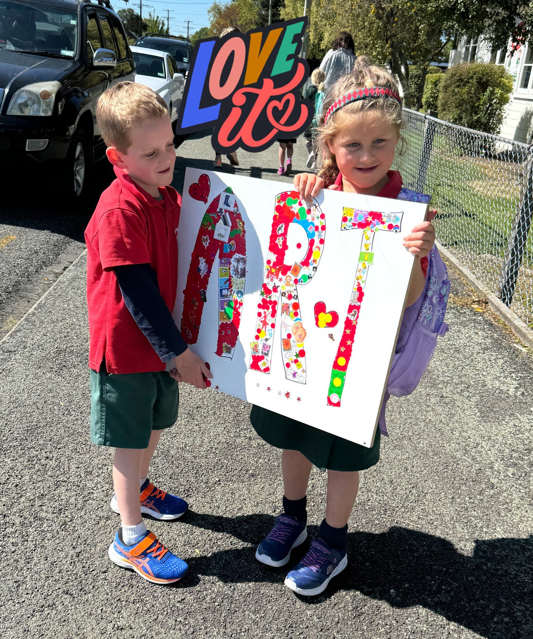 The Old - 🎨 Official Handover of 'Sticker Collage by Waimate Kids'! 🖼️ ...
