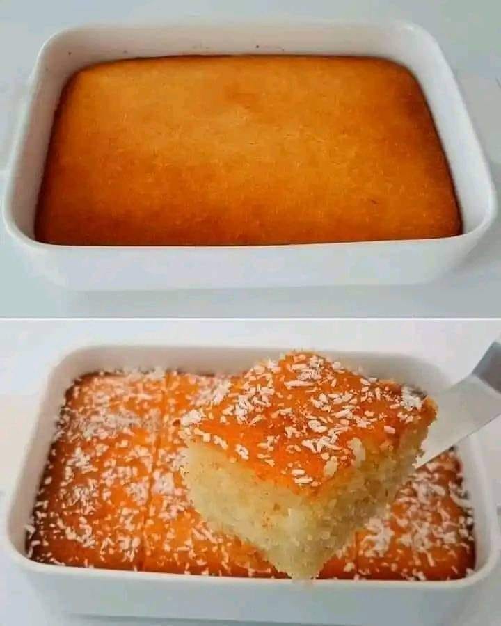 كيكة البسبوسة بالزبادي ️... - مطبخ عزة Azza's Kitchen | Facebook