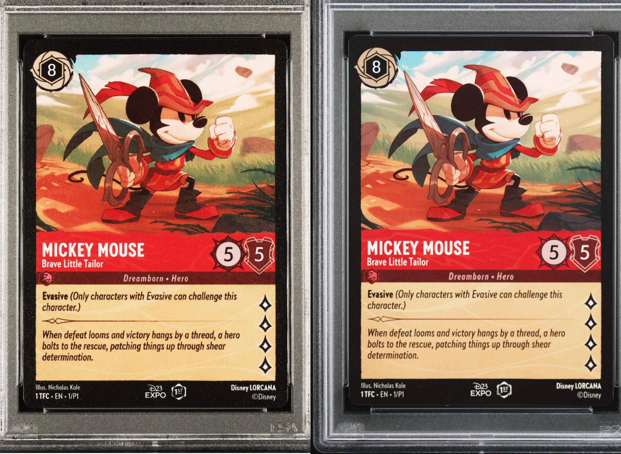 Mickey Mouse card gets psa 10 grade