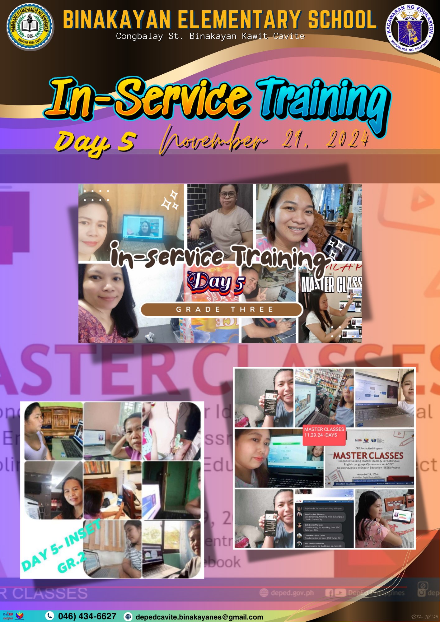 DepEd - IN-SERVICE TRAINING FOR TEACHERS- DAY 5 Nov. 29, 2024 Huling ...