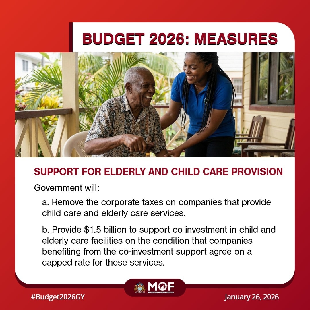 Guyana - Budget 2026 - Measures #Budget2026GY | Facebook