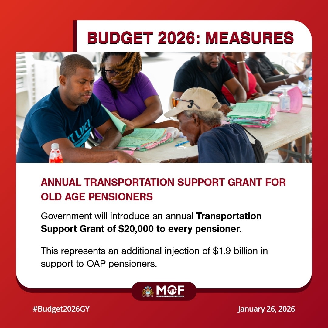 Guyana - Budget 2026 - Measures #Budget2026GY | Facebook