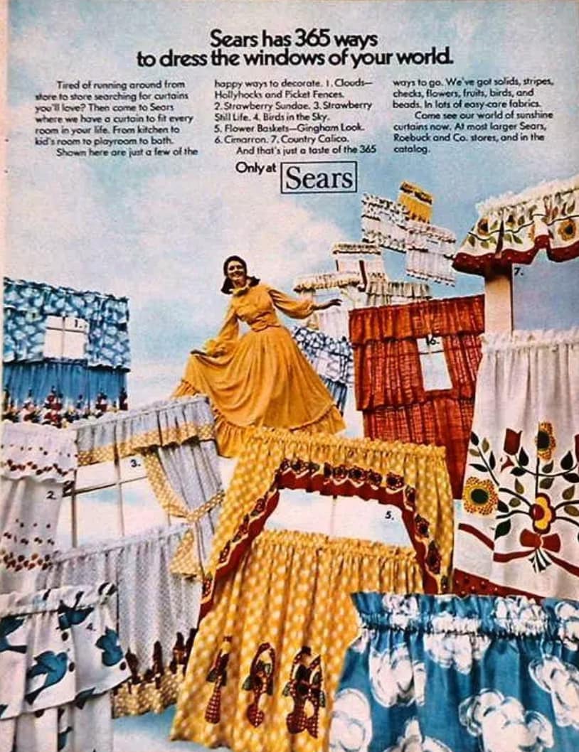 1970s Sears Catalog. Which color are you going for?