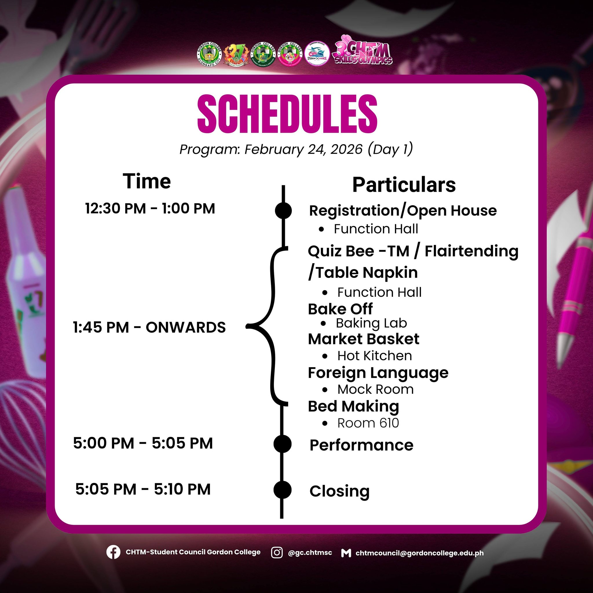 CHTM Student Council added a new photo. - CHTM Student Council