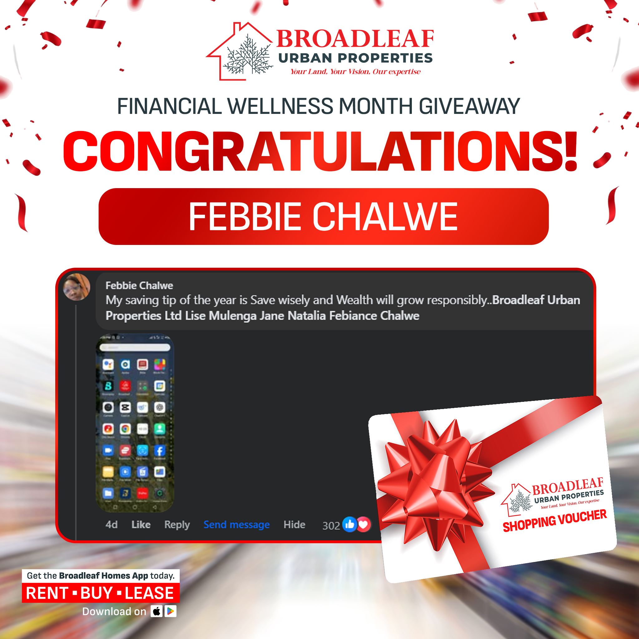 🎉 𝐖𝐄 𝐇𝐀𝐕𝐄 𝐎𝐔𝐑 𝐅𝐈𝐑𝐒𝐓... - Broadleaf Urban Properties Ltd | Facebook