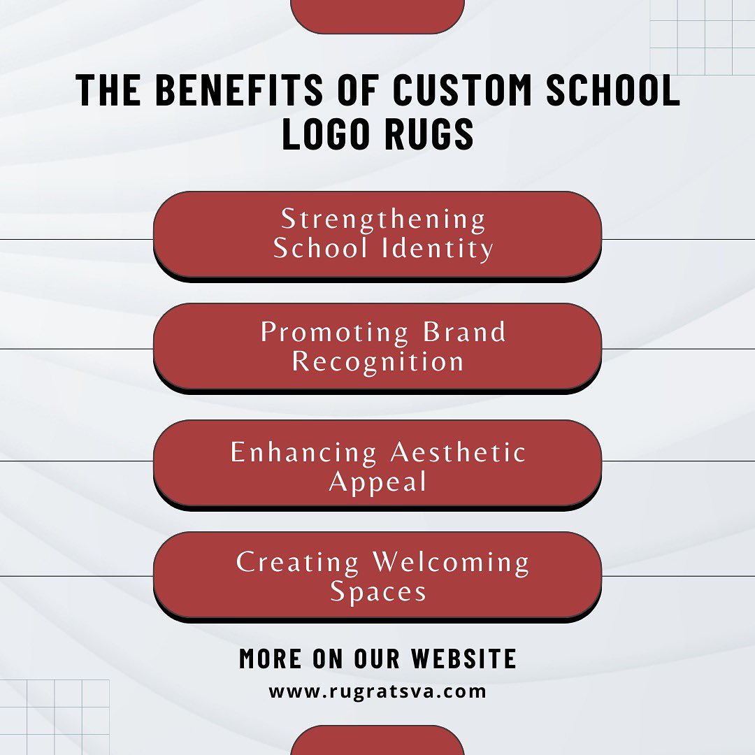️Custom school logo... - Rug Rats Fine Carpets & Custom Rugs | Facebook