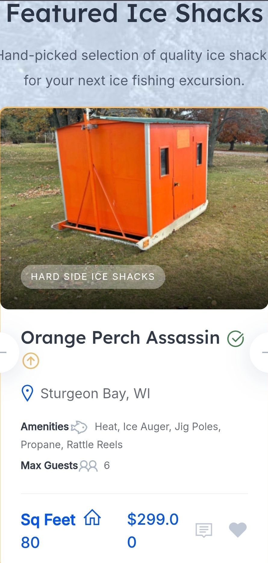 iShackShare.com - *NEW LISTING ALERT* Experience one of Wisconsin’s ...