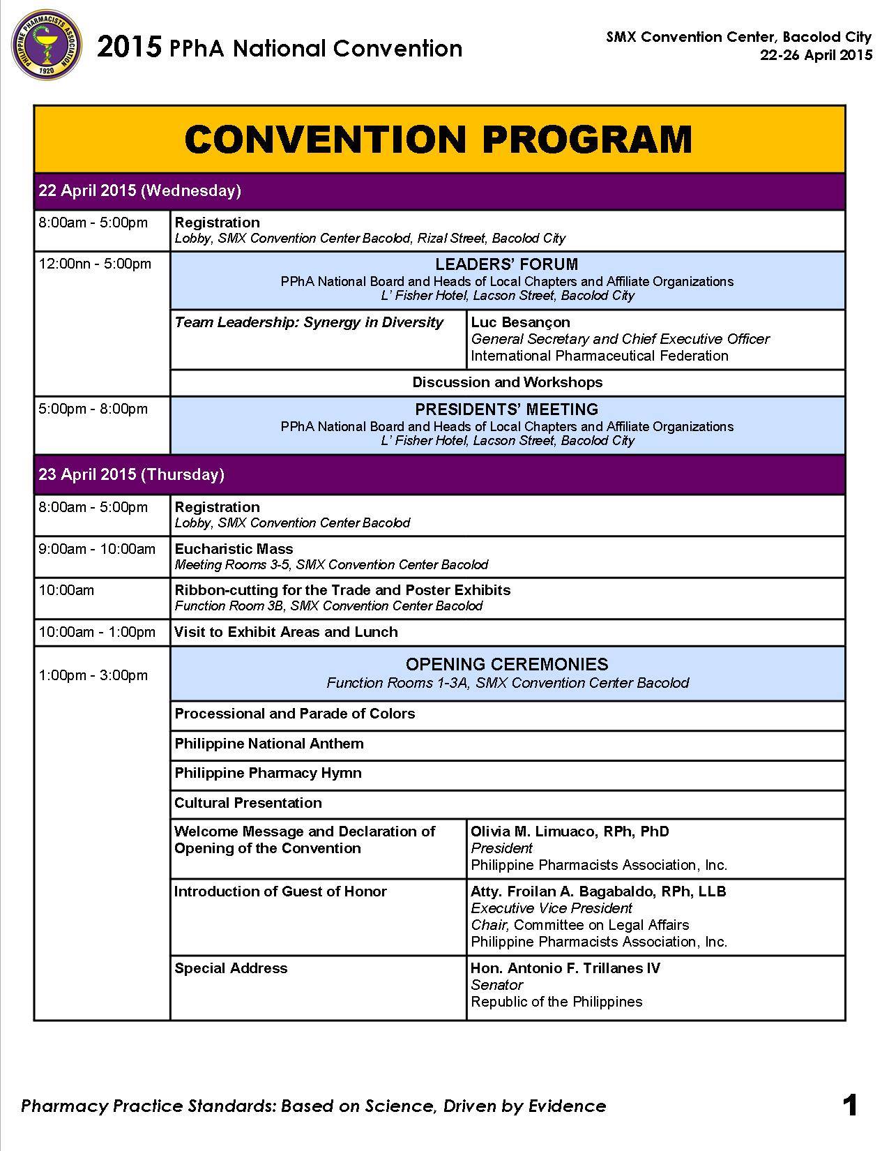 The Organizing... - Philippine Pharmacists Association Inc.