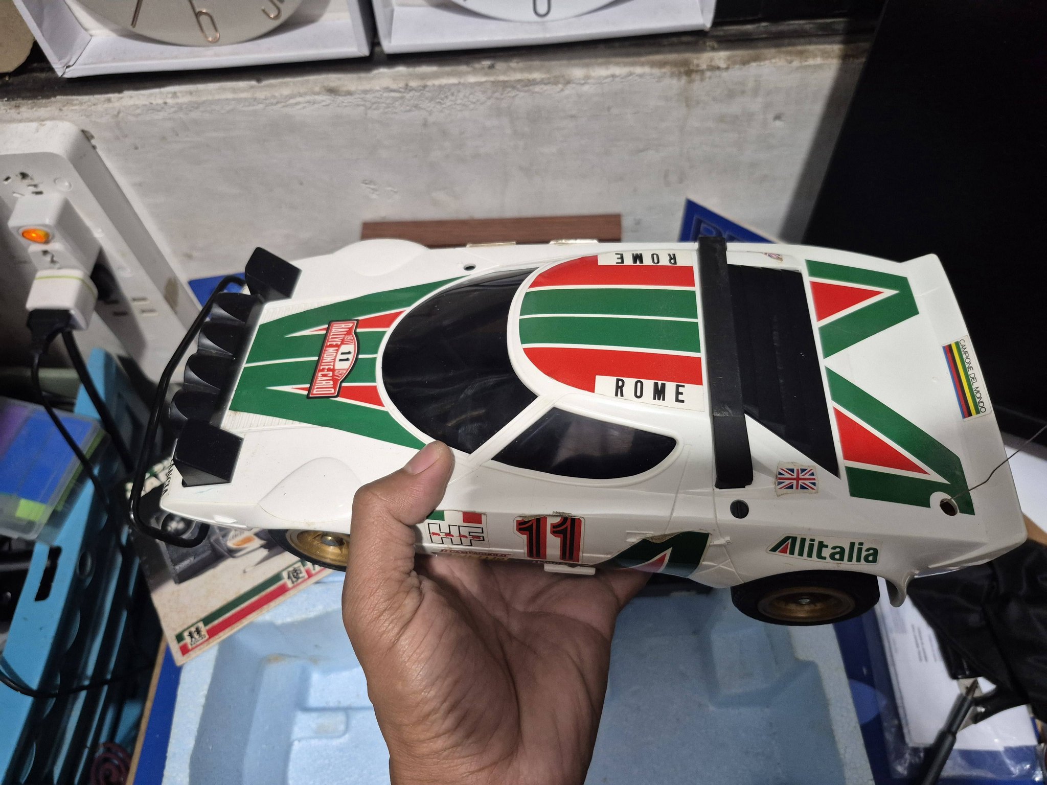 Vintage Tomy Radica A Lancia Stratos Rally Type RC 1/12 scale