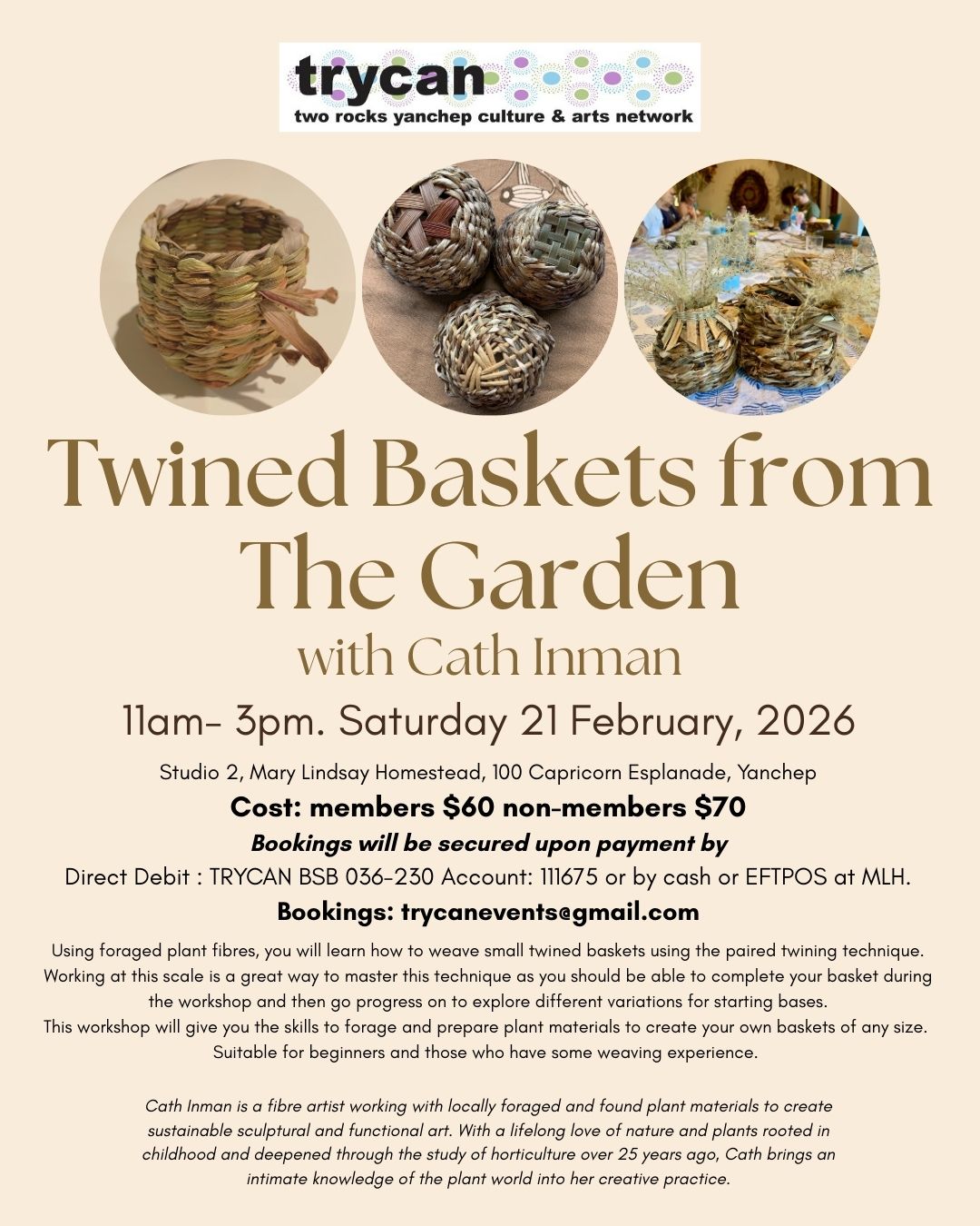 Trycan... - Trycan Two Rocks Yanchep Culture & Arts Network