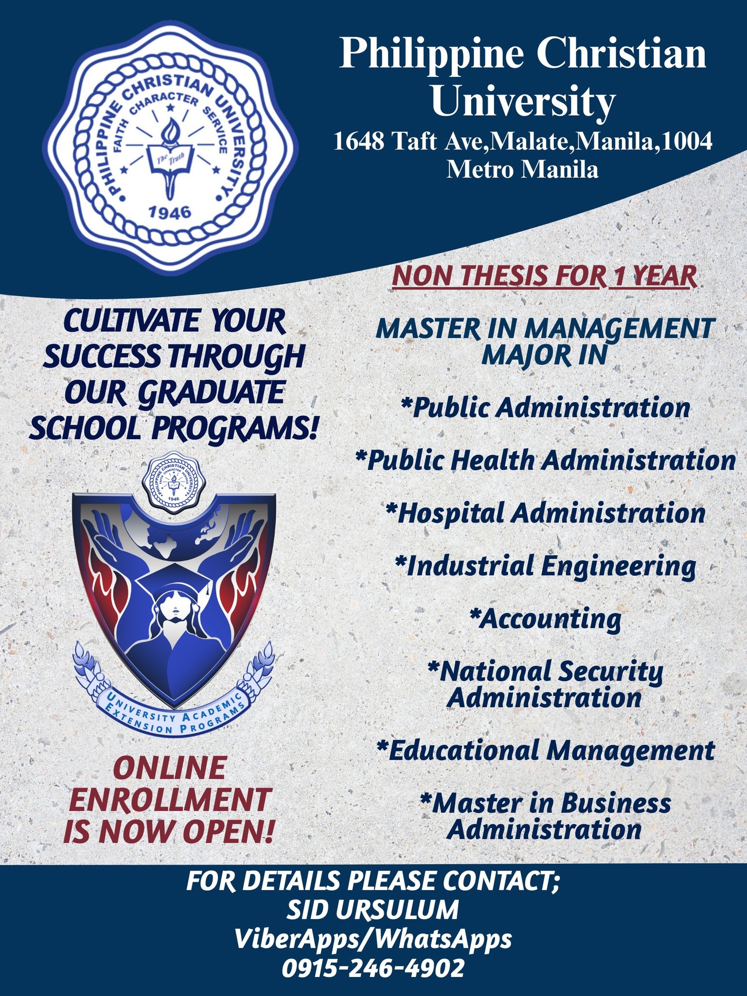 Pcu Master's Course | Manila