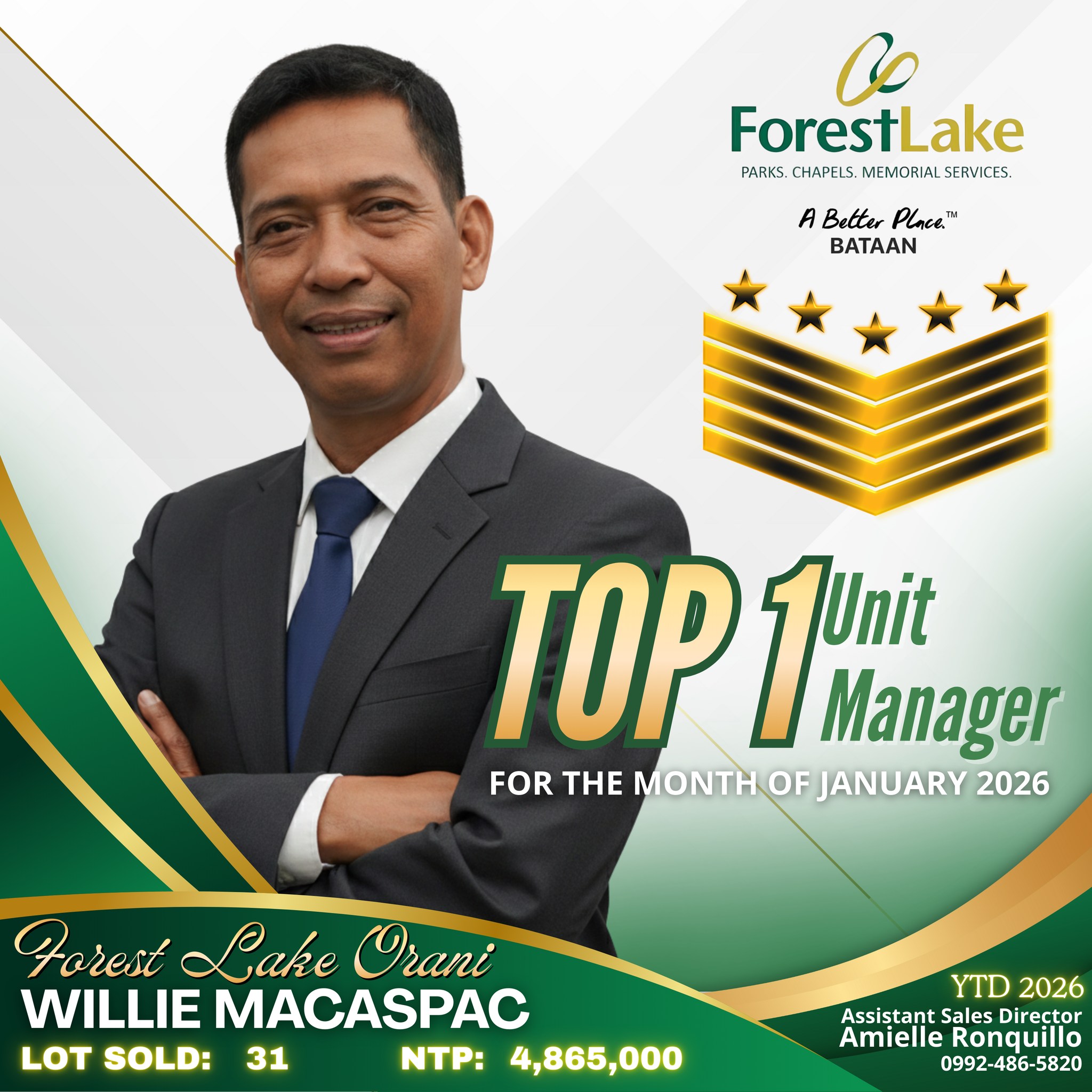 🌟 Congratulations to Our Unit... - Forest Lake Memorial Parks | Facebook