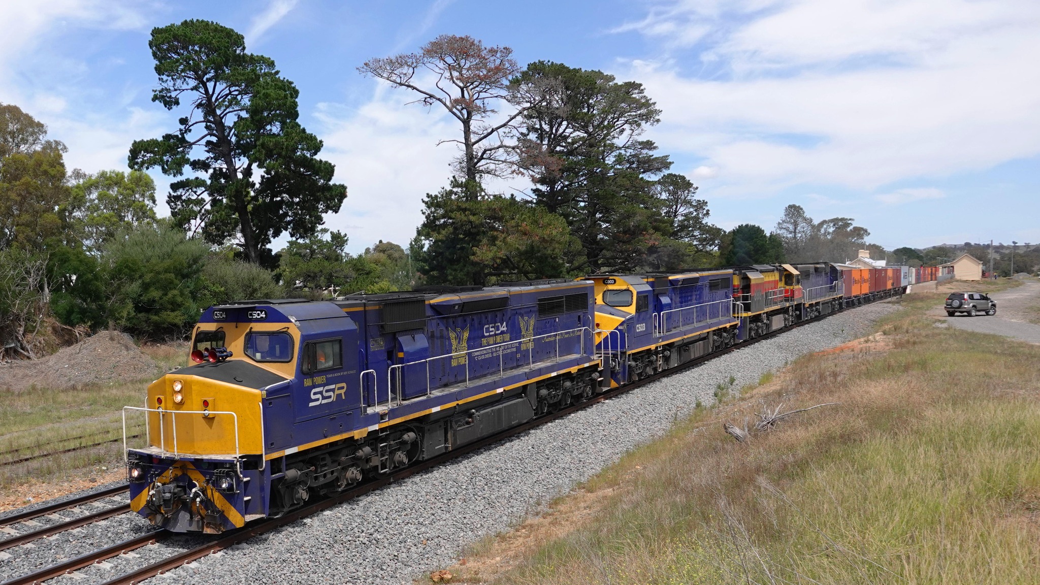 NSW Railways - Past and Present | Northbound SSR quadruple-header C504 ...