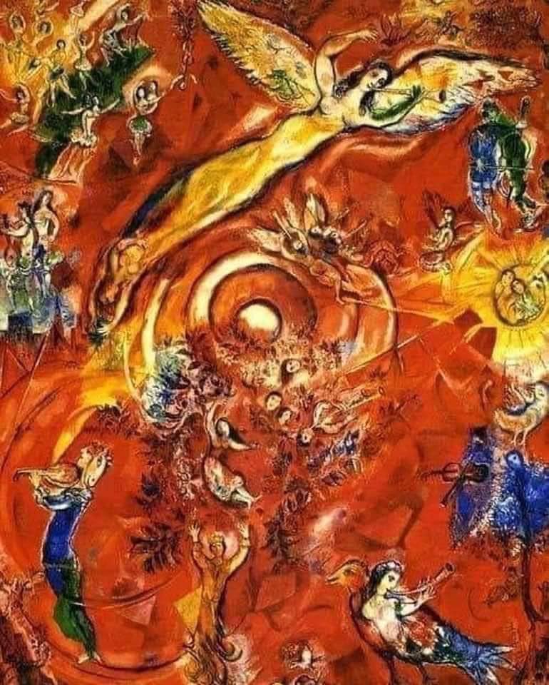 Our kind of art. 'The Triumph of Music', 1966 by Marc Chagall