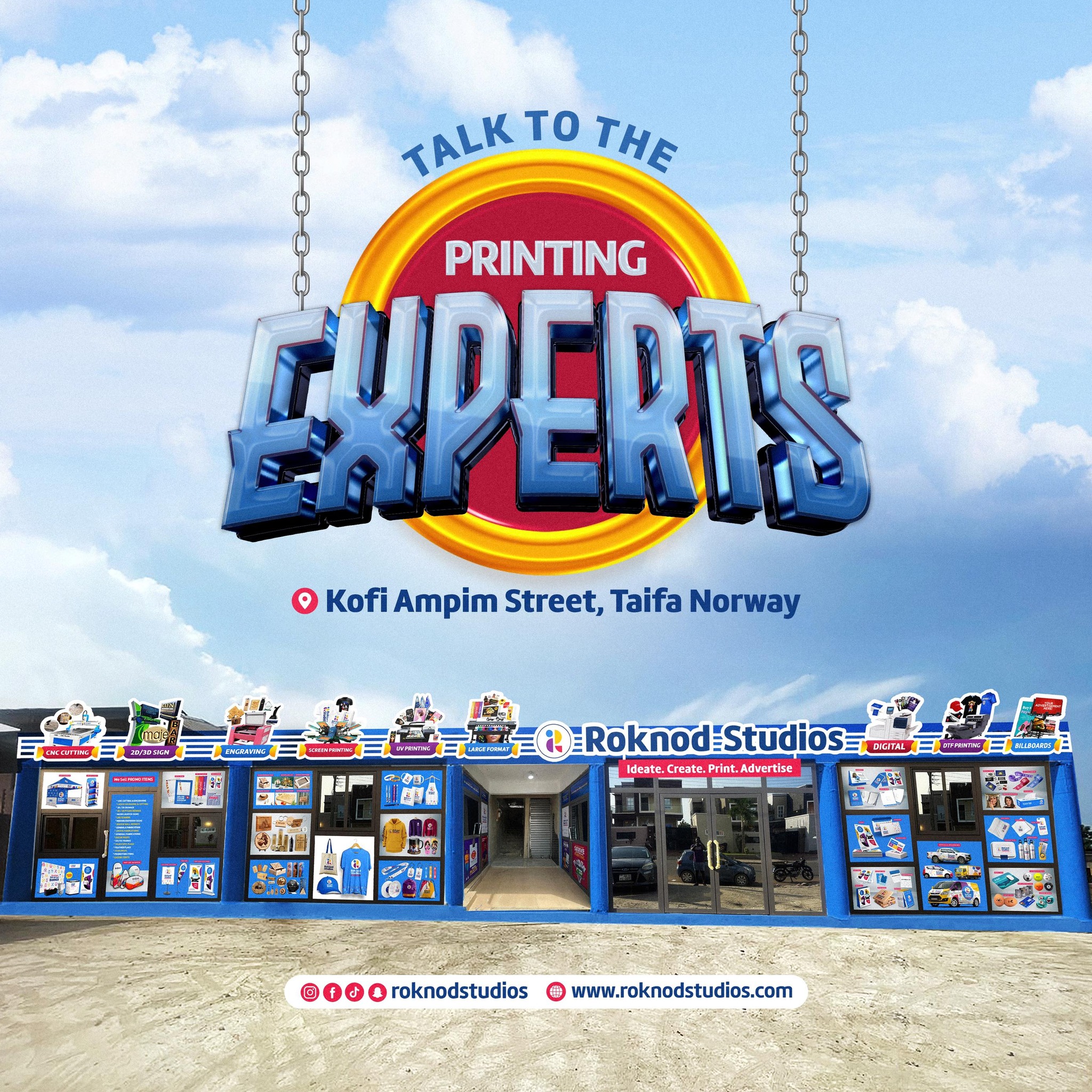 Watch the Giant 3D OMAY Signage come to life through expert ...