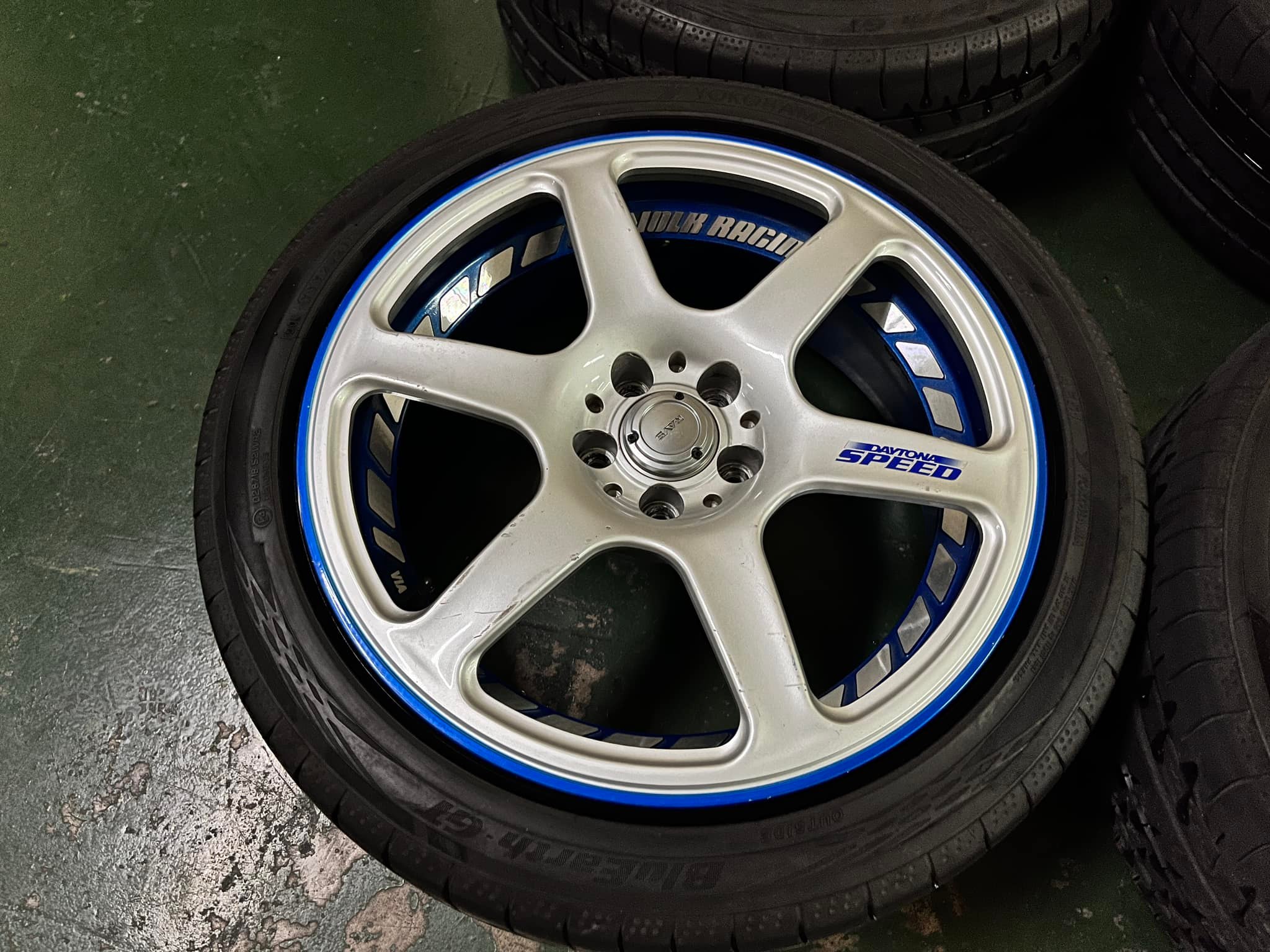 Volk Rays Daytona Speed 5x100 17x7 ET35 rims