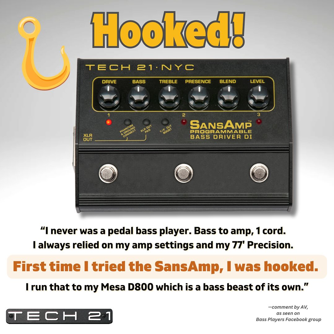 SansAmp Bass Driver DI pedal review and testimonial