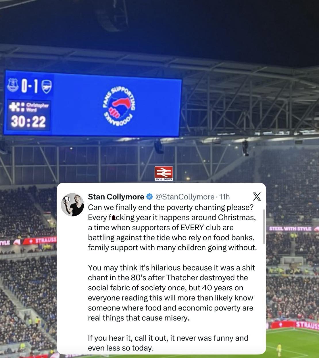 Stan Collymore has had... - Football fans Home and Away days | Facebook