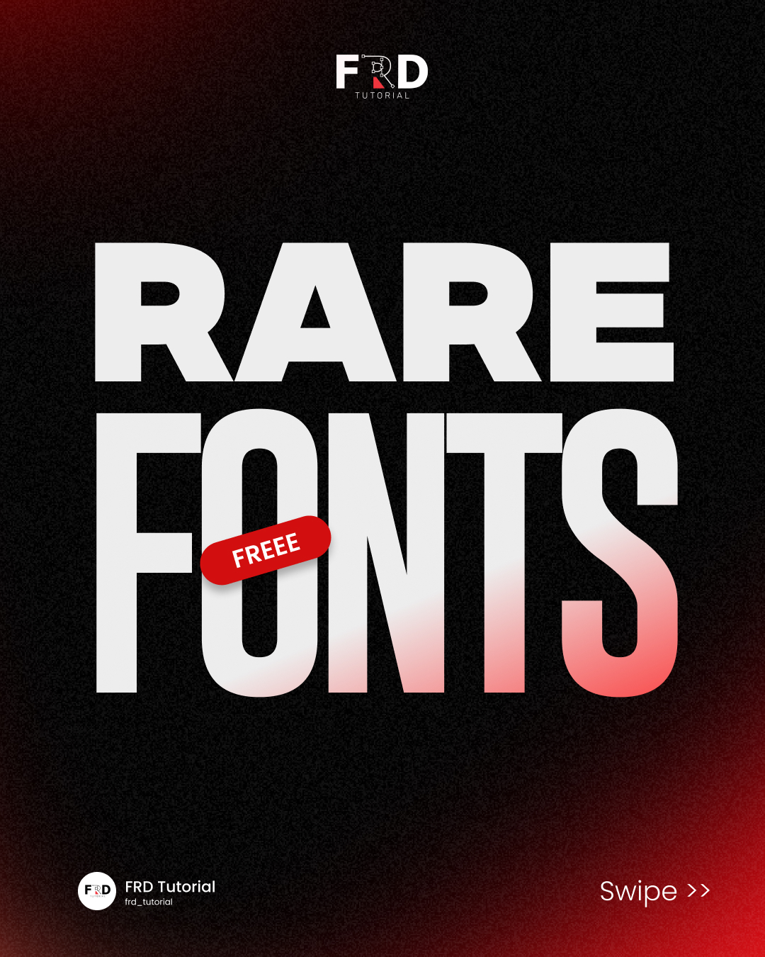 FRD Tutorials - 🔥 Rare Free Fonts for Graphic Designers... | Facebook
