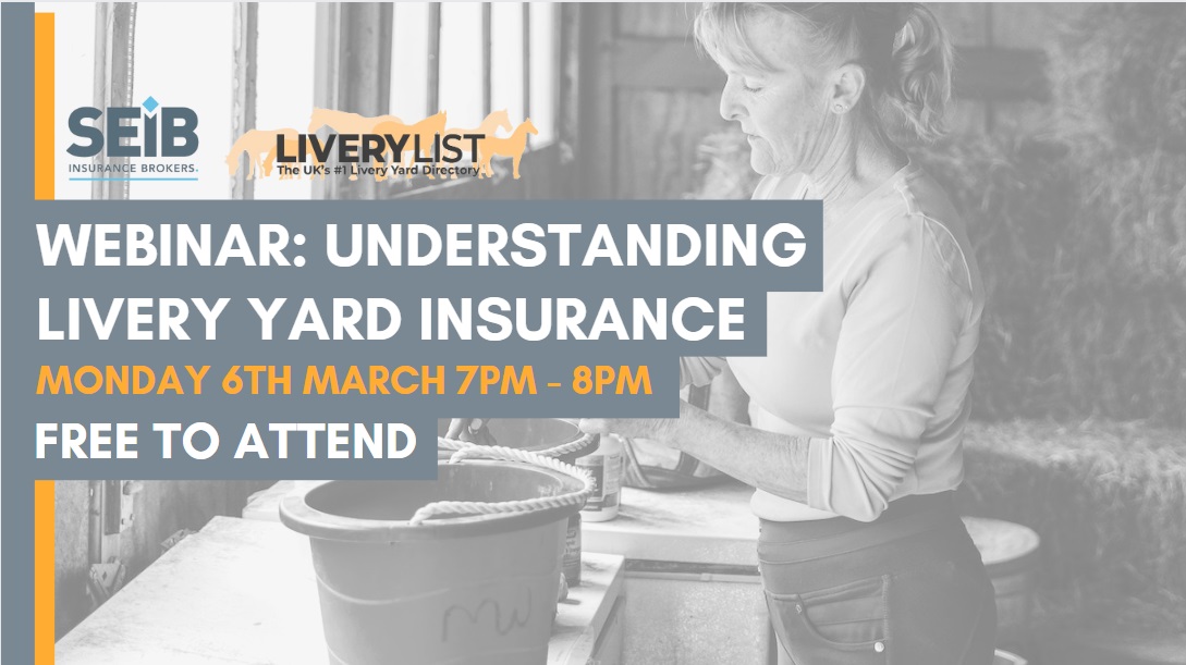 Understanding Livery Yard Insurance: A Webinar with LiveryList and SEIB