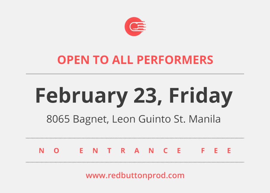 Open to all alternative and... - Red Button Productions | Facebook