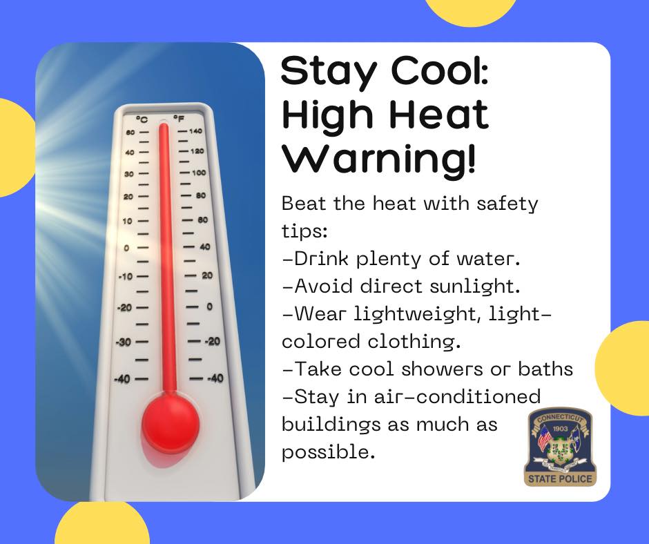 EXTREME HEAT ADVISORY As temperatures and humidity continue to rise across Connecticut, now is the time to prepare. The CT Department of Emergency Services and Public Protection(DESPP) Connecticut Division Emergency Management &