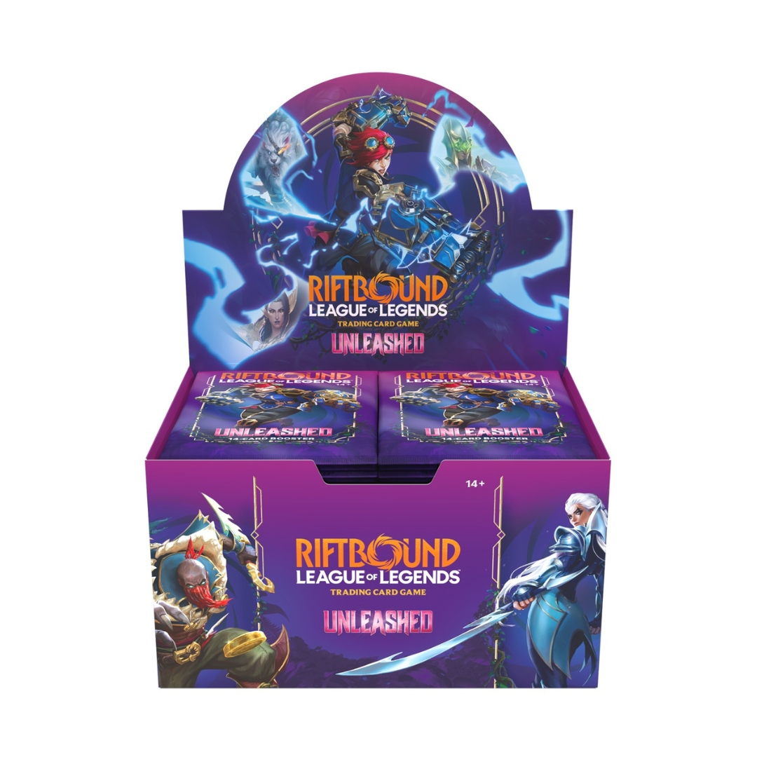 unleashed booster box Riftbound Case (6 Boxes)  LoL TCG New mechanic introduced Riftbound League of Legends Unleashed