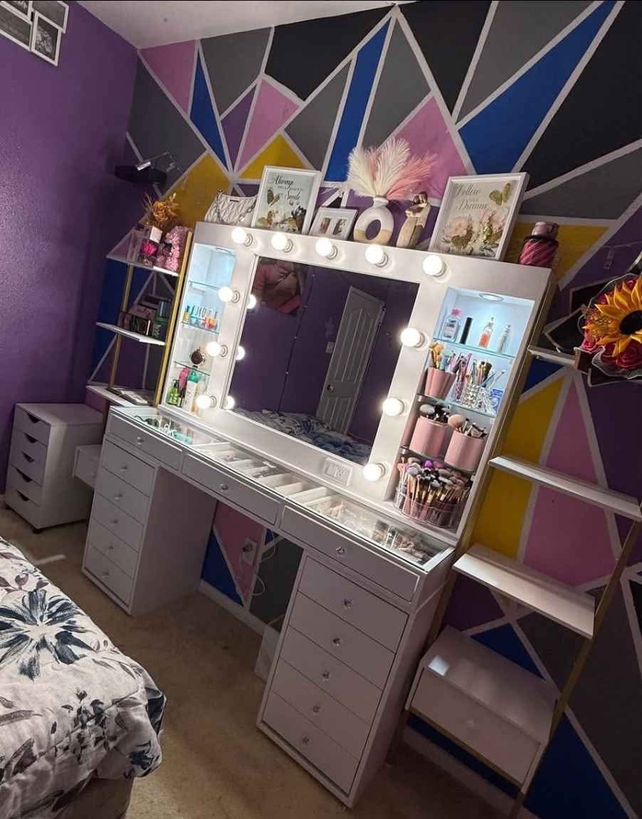 Vanity with shelves - Vanities & Makeup Tables - Fort Worth, Texas ...