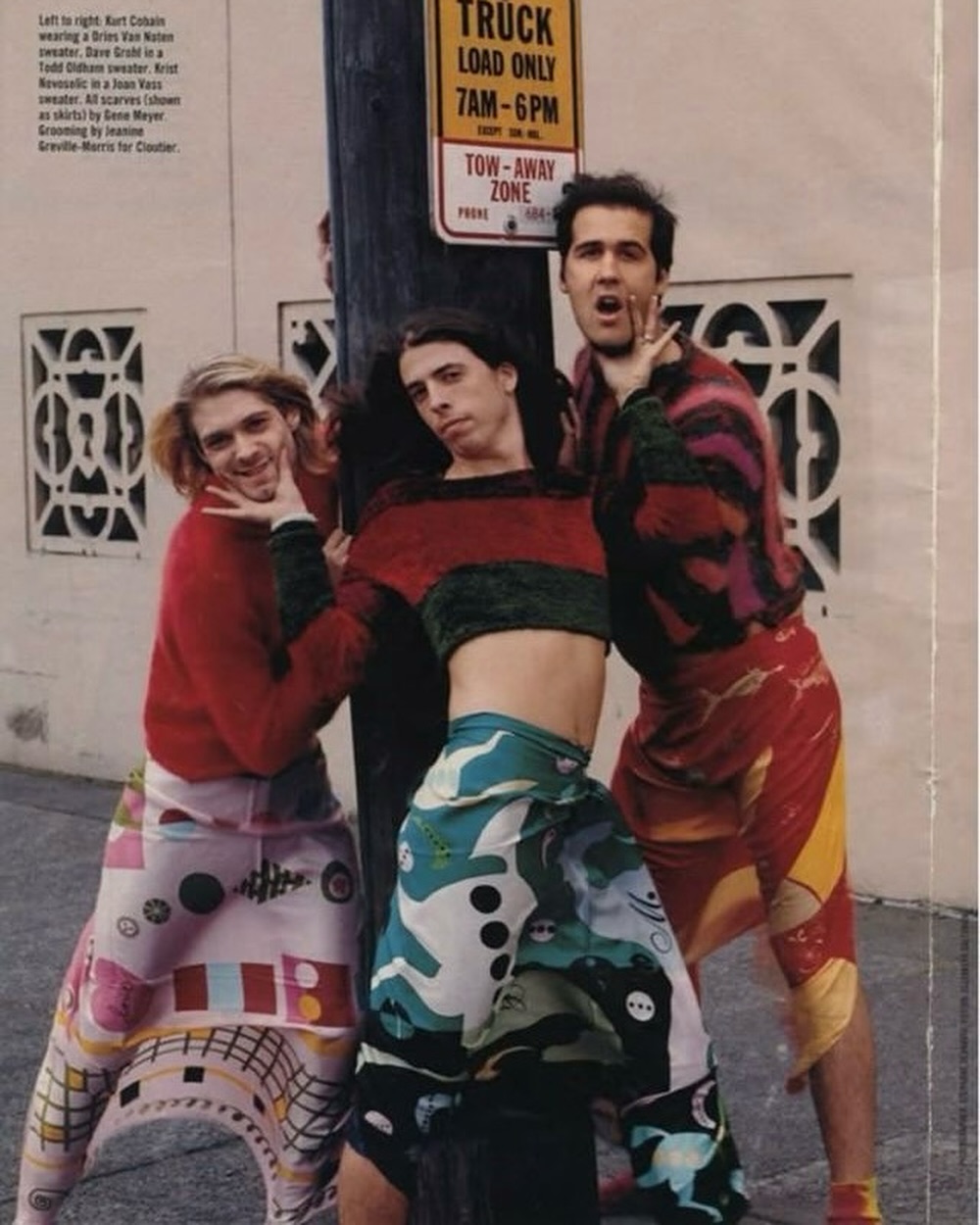 Nirvana photographed by Stephane Sednaoui for Mademoiselle