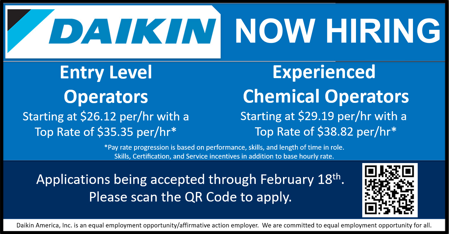 Daikin Alabama - Daikin is NOW HIRING. Scan the QR Code to... | Facebook