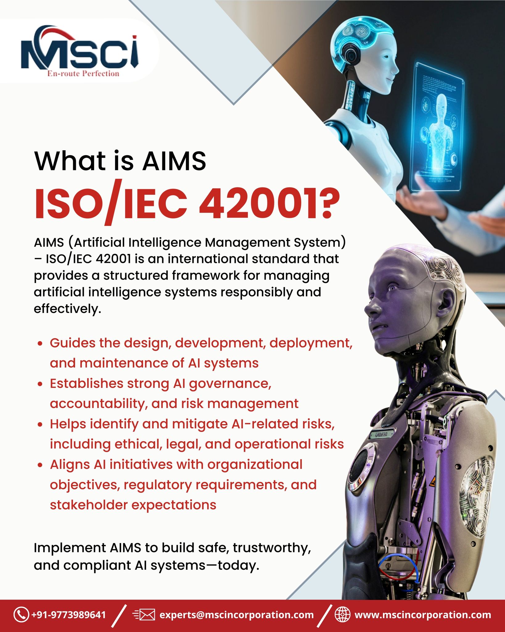 MSCi - What Is AIMS – ISO/IEC 42001? AIMS (Artificial Intelligence ...