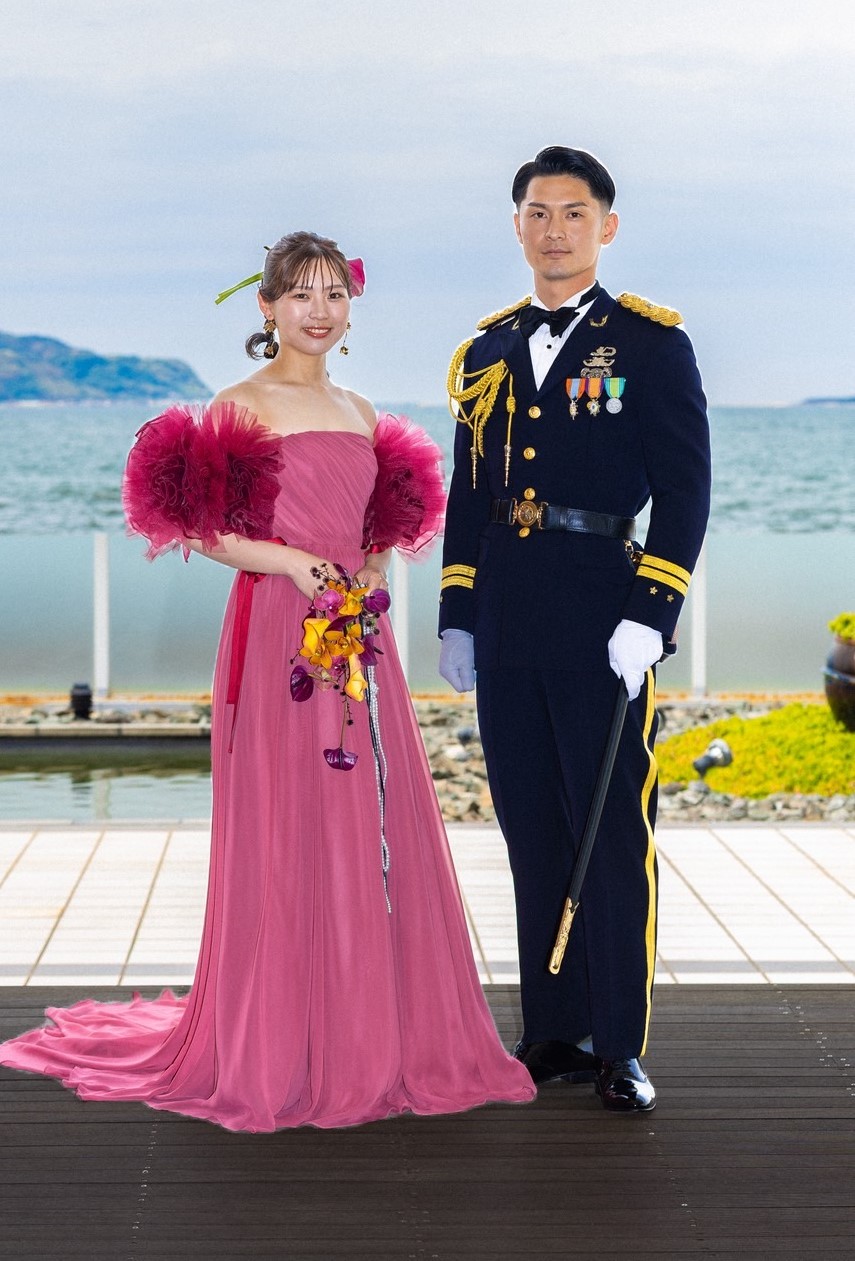 ミリ　自衛官礼服単品 自衛官用 礼装礼服レンタル 受付 TEL 0942-38-8111 LINEで簡単注文