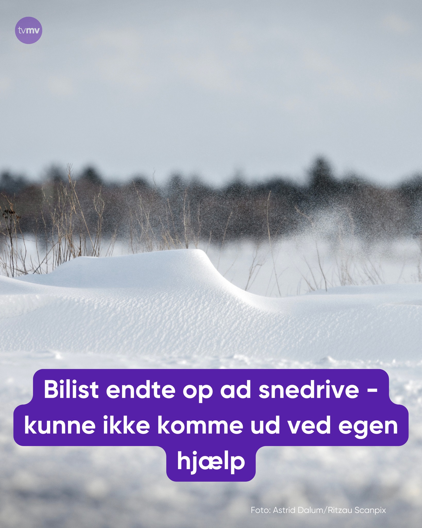 TV MIDTVEST - Bilisten måtte hjælpes fri. | Facebook