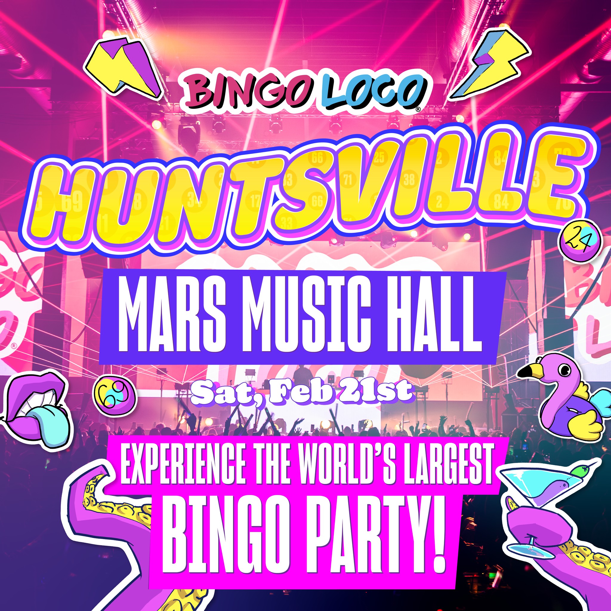 Mars - AVAILABLE NOW! Bingo Loco is returning to the Von Braun Center # ...