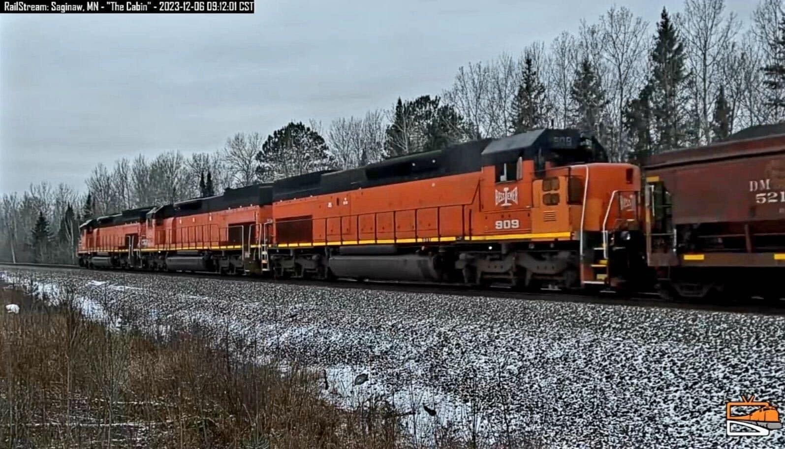 CN 8102, a former EMDX SD70ACe-P6 demonstrator locomotive, is at