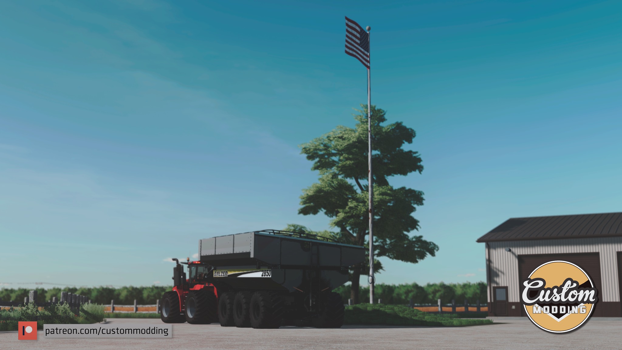 Baler package with Lizard R90 mod for Farming Simulator 22