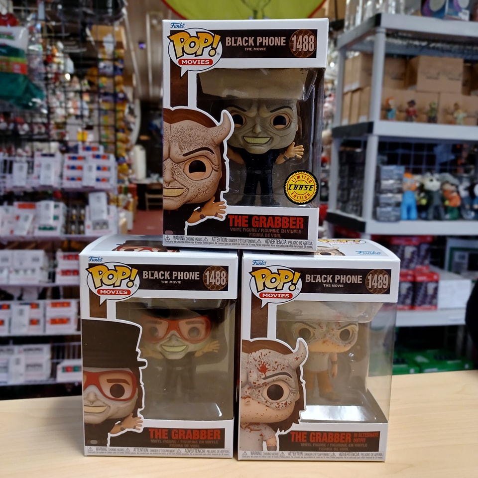 Funko Pop! The Grabber – Édition Exclusive Rouge Sang, Figurine Vinyle 10,2 Cm, Collection Horreur