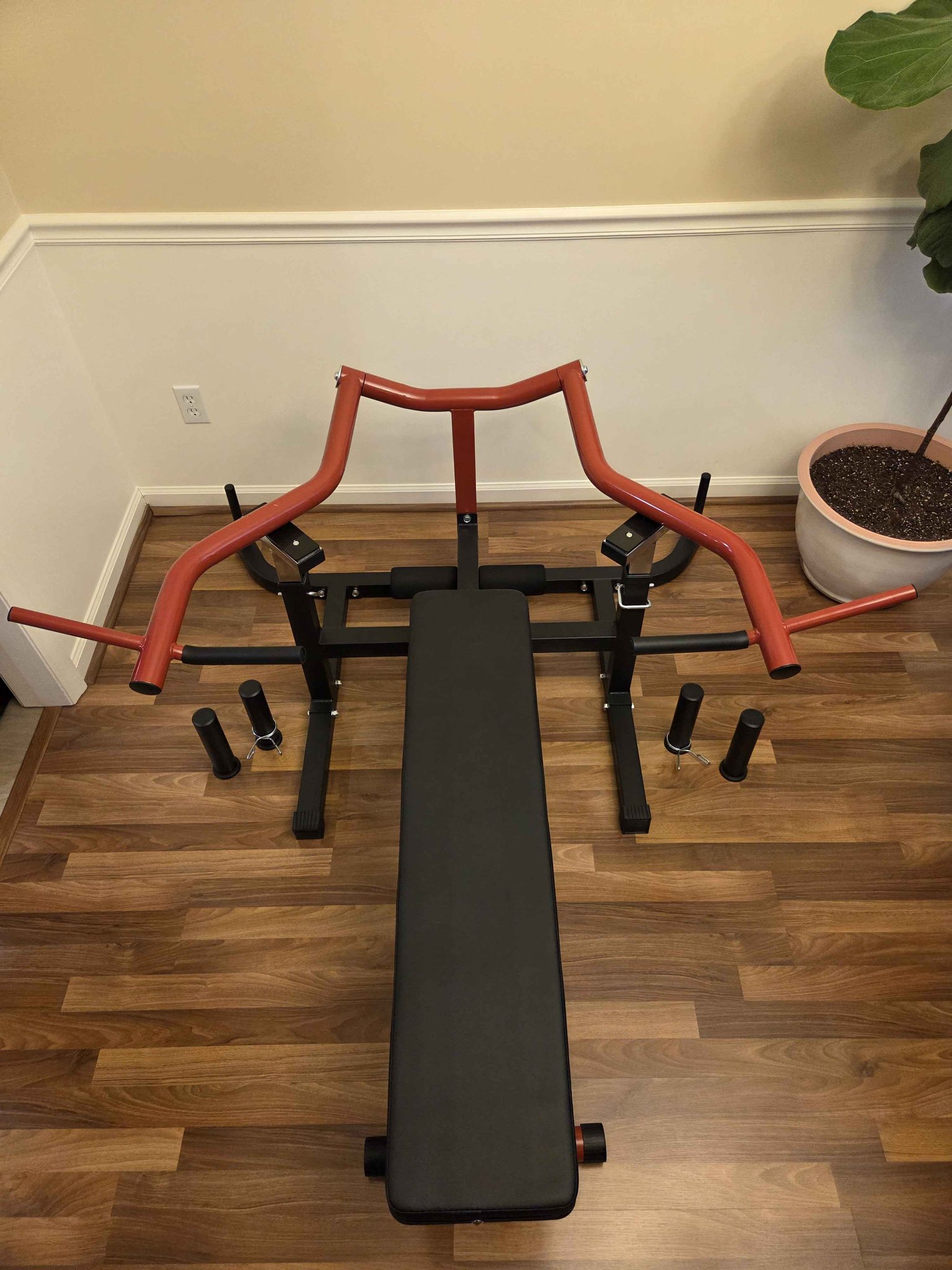 Garvee Adjustable Chest Press Machine - Weight Lifting Machines & Racks ...