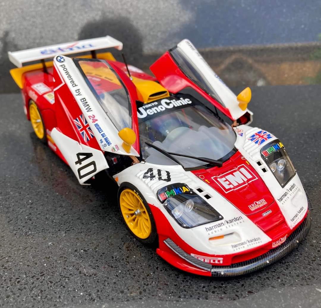 1/24 Aoshima McLaren F1 GTR EMI from 1998 LeMans by Malcolm Hayes