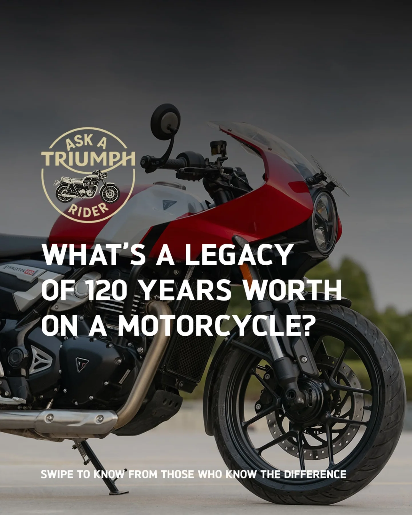 When the question is about the 120... - Triumph Motorcycles | Facebook