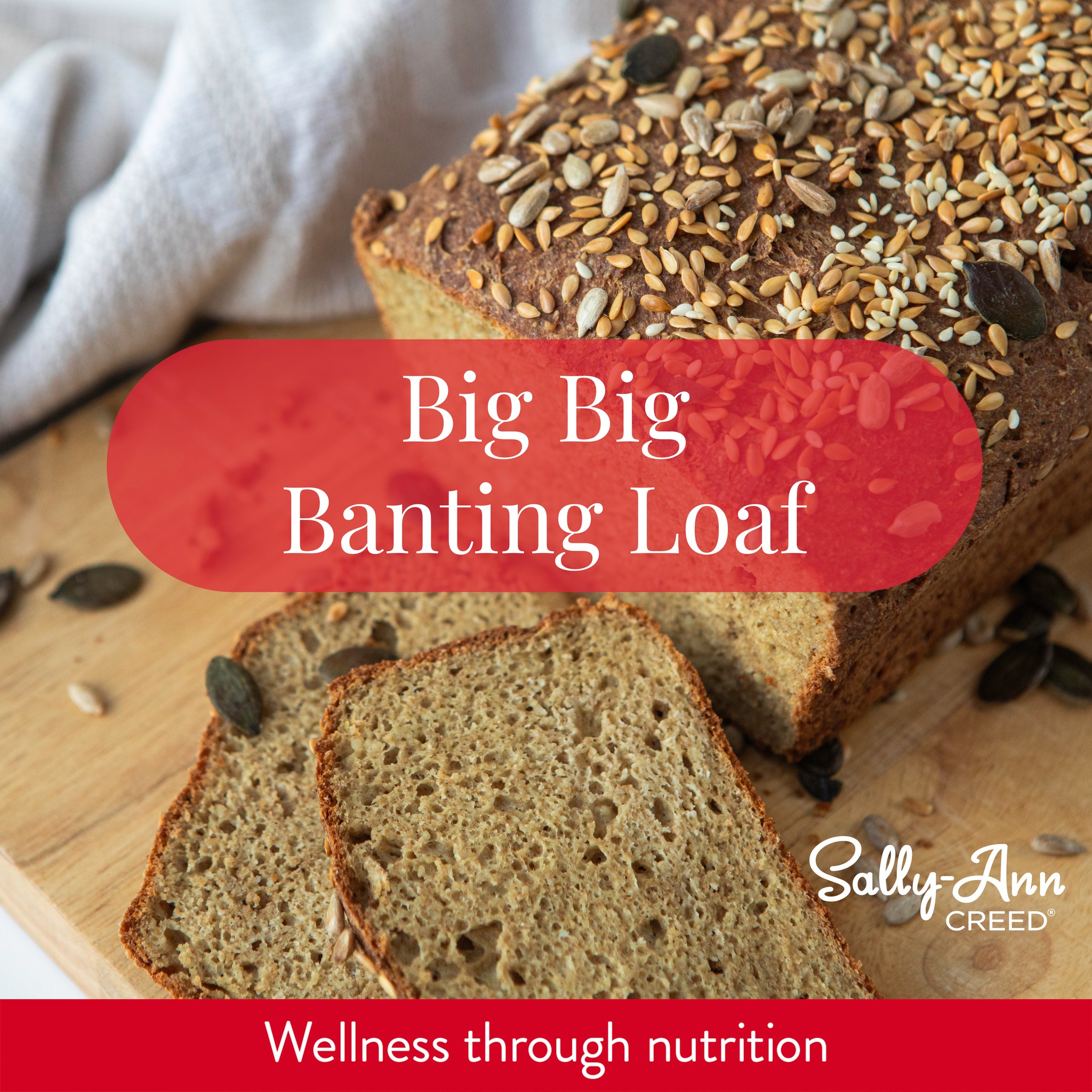 Sally-Ann Creed - Big Banting Loaf pre-mix 👩‍🍳🍞 Based on...